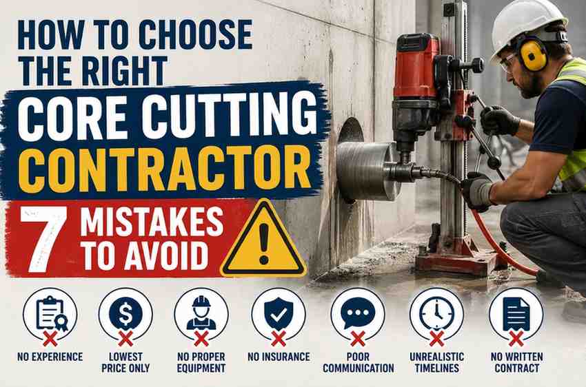 How to Choose the Right Core Cutting Contractor: 7 Mistakes to Avoid